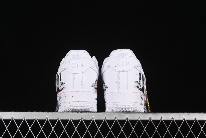 Nike Air Force 1 '07 Low Black Myth Wukong Custom Spray-Painted Gift Box Low-Top Casual Sneakers - ZH0316-045