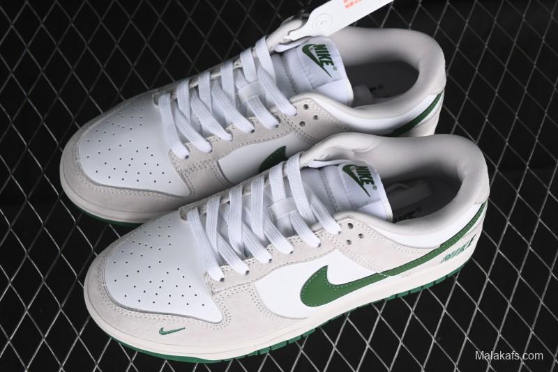 Nike SB Dunk Low Anniversary Customized Casual Sneakers with Green Swoosh - KK1888-013