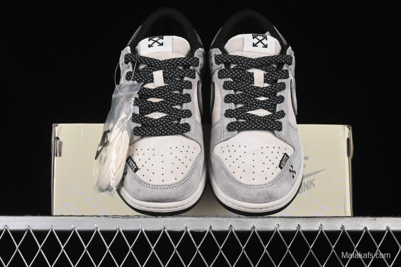 Nike SB Dunk Low OFF-WHITE Collaboration Anniversary Custom Sneakers - DQ1098-521
