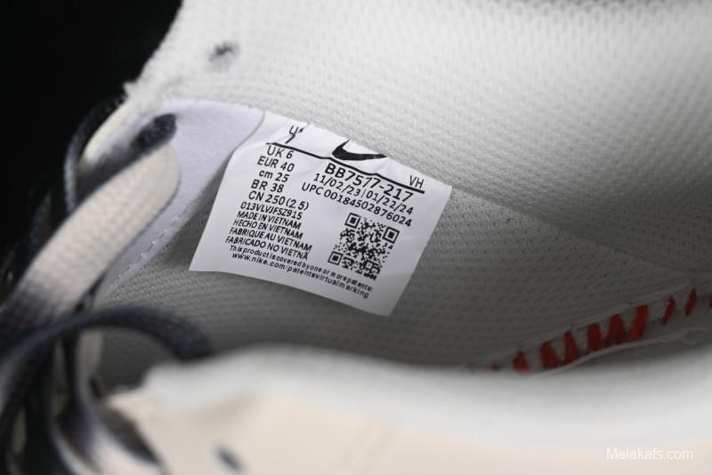 Nike Air Force 1 '07 Low Supreme Collaboration - White Black Two-Tone Low-Top Casual Sneakers - BB7577-217