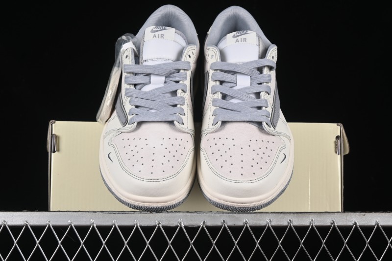 Nike Travis Scott x Fragment Design x Air Jordan 1 Low OG SP AJ1 Supreme Collaboration - XZ2268-003