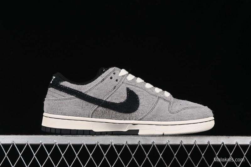 Nike SB Dunk Low Stussy Series - Battle Grey Black Hook Anniversary High-End Custom Low-Top Casual Skate Shoes - MM1089-027