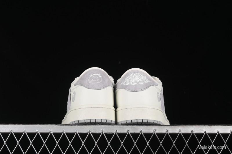 Nike Travis Scott x Fragment Design x Air Jordan 1 Low OG SP AJ1 Casual Sneakers - JH6088-701