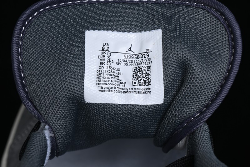 Nike Air Jordan 1 Low Stussy Collaboration Pig Grey Black Swoosh Custom Retro Basketball Shoes - SJ9950-029