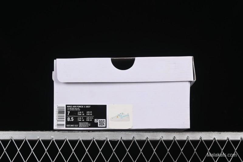 Nike Air Force 1'07 Low "Keep Smile" Casual Lace-Up Sneakers - DZ1328-112