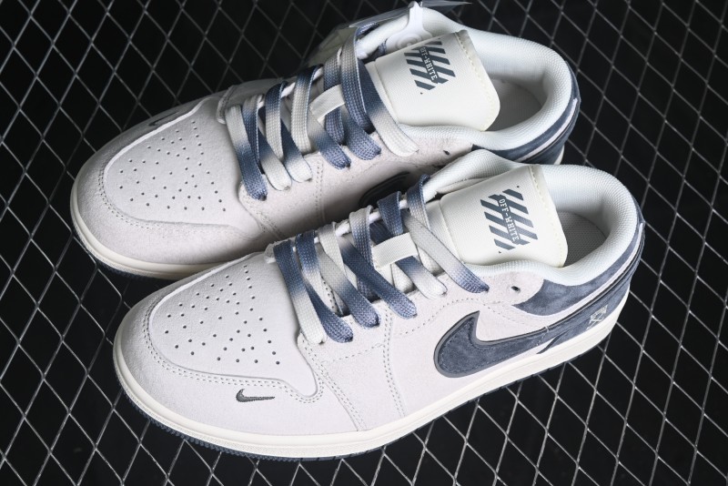 Nike Air Jordan 1 Low OF Collaboration Custom High-End Retro Basketball Shoes - DM9188-002