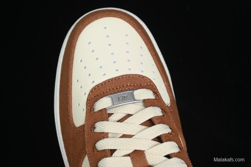 Nike Air Force 1 '07 Low Casual Sneakers with Full-Length Air Cushion - FQ8713-200