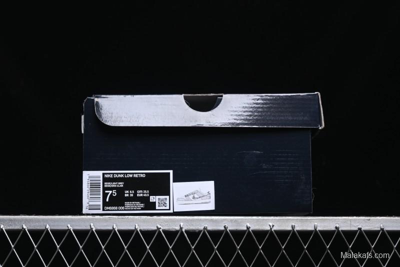 Nike SB Dunk Low Dior Stone Island Triple Collaboration Woven Grey Hook Anniversary High-End Custom Low-Top Casual Sneakers - DM6868-006