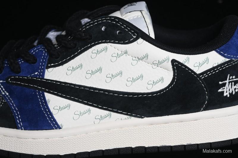 Nike Travis Scott x Fragment Design x Air Jordan 1 Low OG SP AJ1 Low Top Casual Sneakers - SJ2068-126