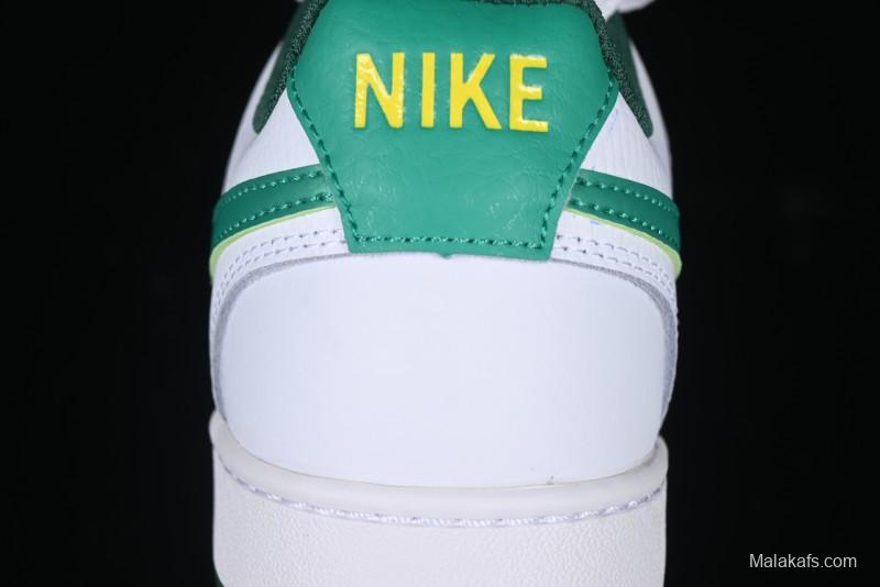 Nike Court Vision Low Lo Leather Low-Top Retro Casual Breathable Sneakers - FN3447-131