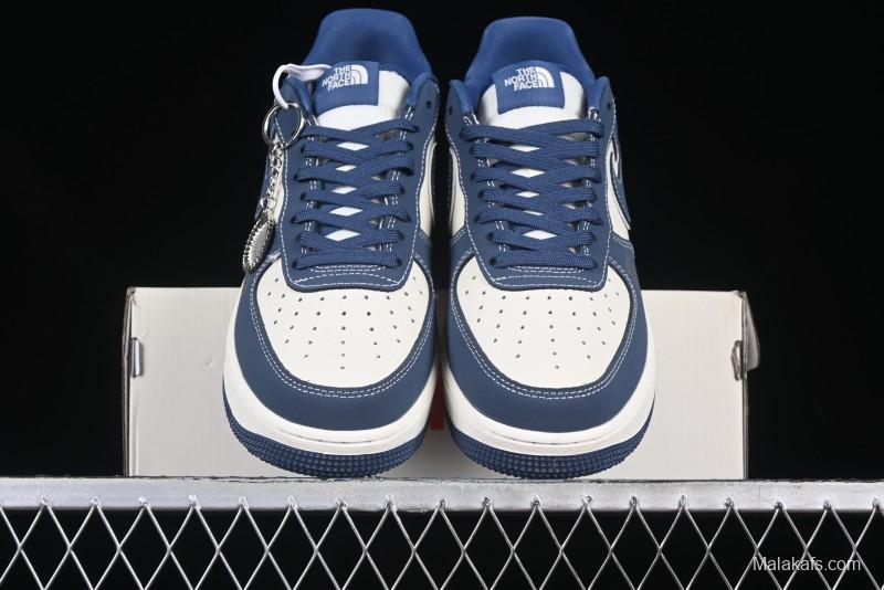 Nike Air Force 1 '07 Low Teddy Bear Collaboration Suede Blue Low-Top Casual Sneakers - KK1988-054
