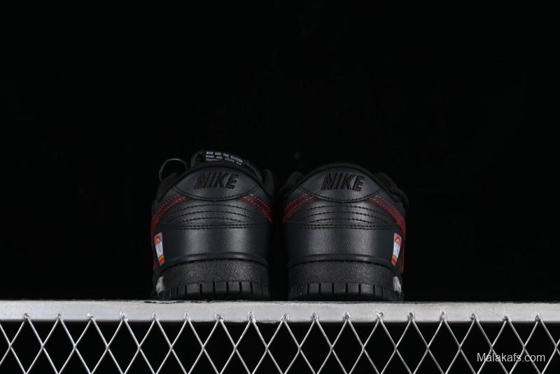 Nike Dunk Low Panda Prank Universe Exploration - Boundless Abyss Cool Black SB Strap Low Top Casual Skate Shoes - DV0831-002