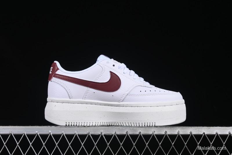 Nike Court Vision Alta Casual Sneakers with Thick Sole for Campus Wear - DZ5394-103