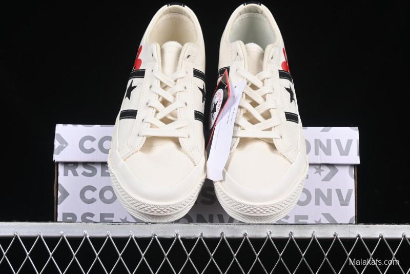 Converse One Star Academy Pro Low Top Casual Sneakers in Collaboration with Comme Des Garcons - A09878C