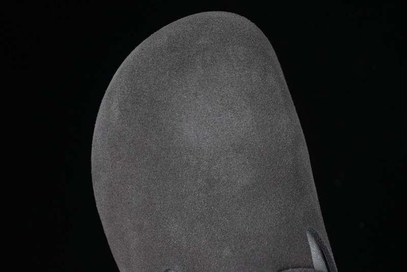 Birkenstock London BS Unisex Slip-On Comfort Shoes with Soft Suede Leather and Lambswool Insole - BS