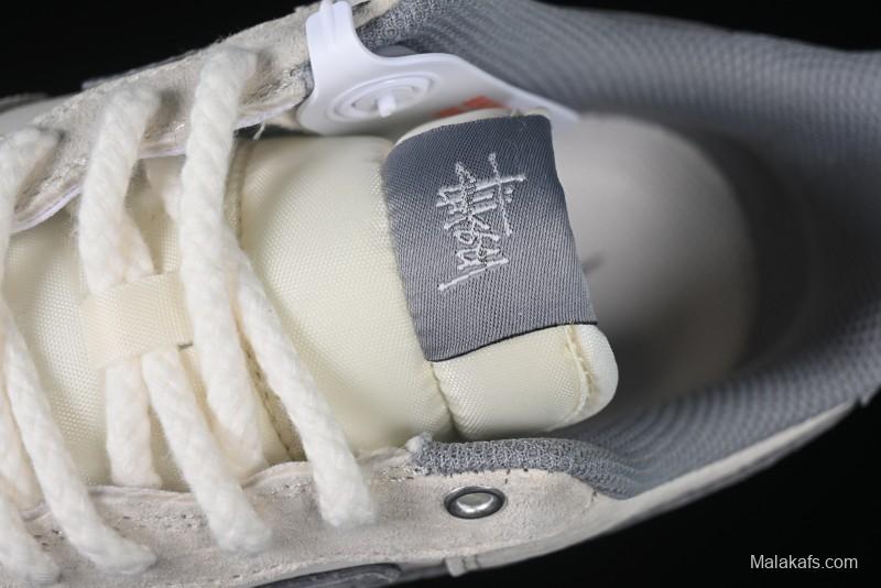 Nike Air Force 1 '07 Low Stussy Collaboration Dual-Tone Beige Low-Top Casual Sneakers - SJ6698-024