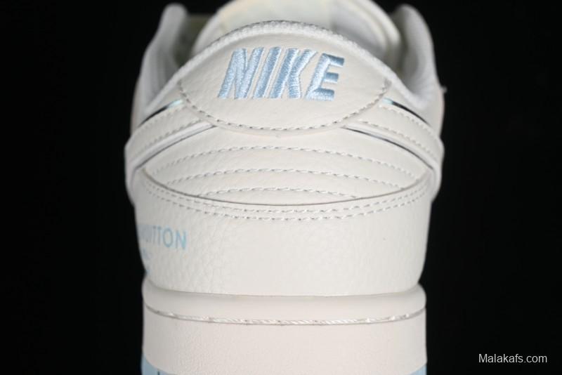 Nike SB Dunk Low LV Collaboration Anniversary Edition Premium Custom Low-Top Casual Sneakers - BB8766-209