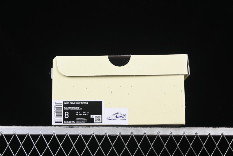 Nike SB Dunk Low Supreme Collaboration - Light Blue Double Swoosh Anniversary Custom Low-Top Casual Skate Shoes - XX3168-301