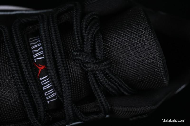 Nike Air Jordan 11 Low Bred Basketball Shoes with Patent Leather and Carbon Fiber - FV5104-006