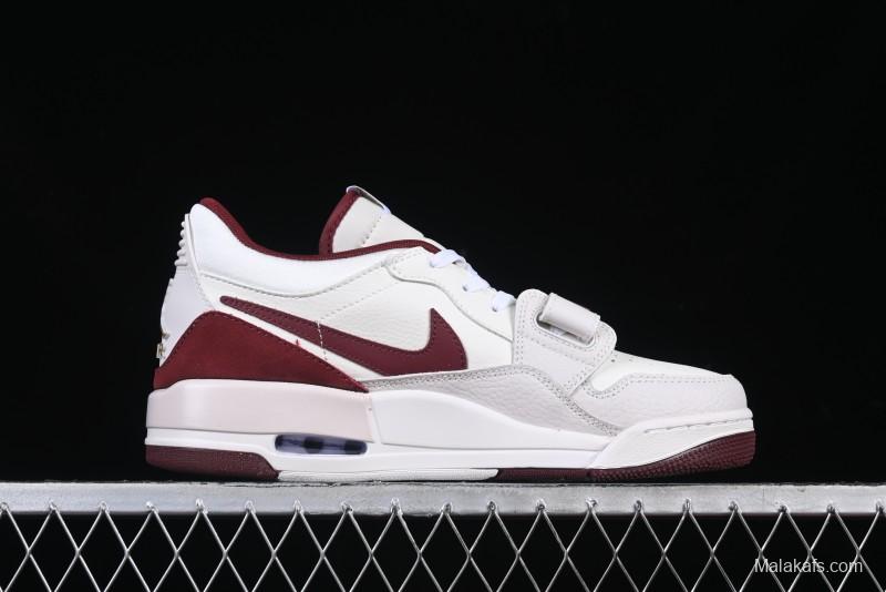 Nike Air Jordan Legacy AJ312 Low Top Sneakers with Velcro Strap and Triple Design - IB4712-161