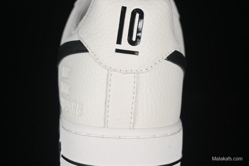 Nike Air Force 1 '07 Low Ted x Portland Triple Collaboration Reflective Black Casual Sneakers - DD8959-706