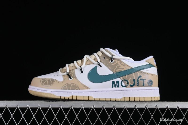 Nike Dunk Low SB Casual Sneakers with Mojito-Inspired Design - DV0833-100