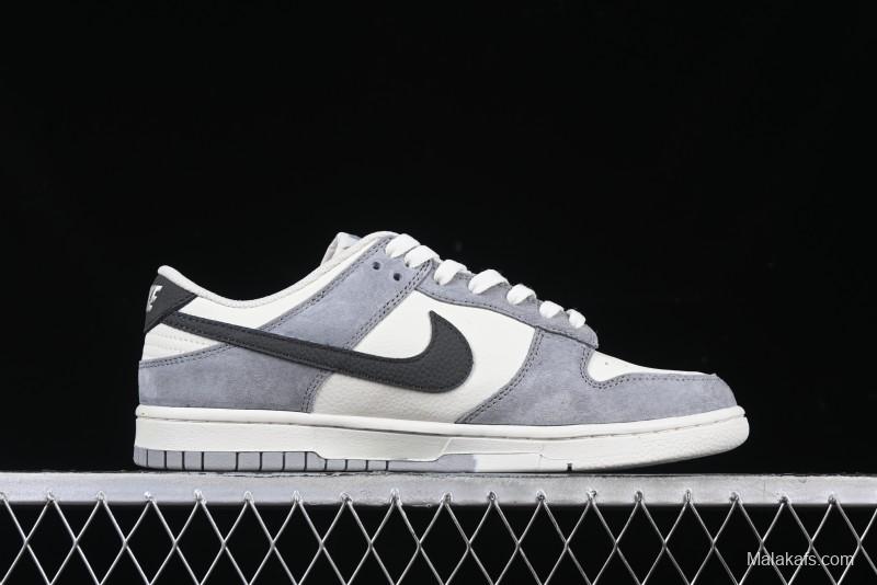 Nike SB Dunk Low The North Face Collaboration Beige Grey Double Swoosh Anniversary Custom Low-Top Casual Skate Shoes - DJ2024-067