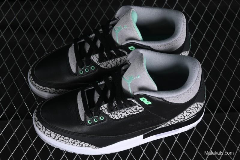 Nike Air Jordan 3 Retro Sneakers Green Glow - CT8532-031