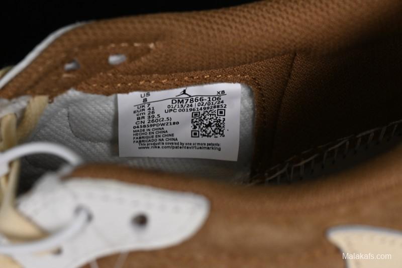 Nike Travis Scott x Air Jordan 1 Low OG AJ1 Reverse Swoosh Sneakers - DM7866-106