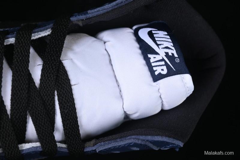 Nike Air Jordan 1 High OG "Midnight Navy" Basketball Shoes with Full Leather Construction - DZ5485-401