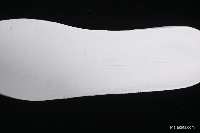 Alexander McQueen Oversized Sneakers with Red Suede Heel Detail - D.E5