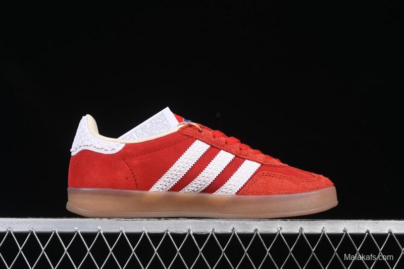 Adidas Originals Gazelle Indoor Retro Casual Slip-Resistant Wear-Resistant Low-Top Skate Shoes - IF1808