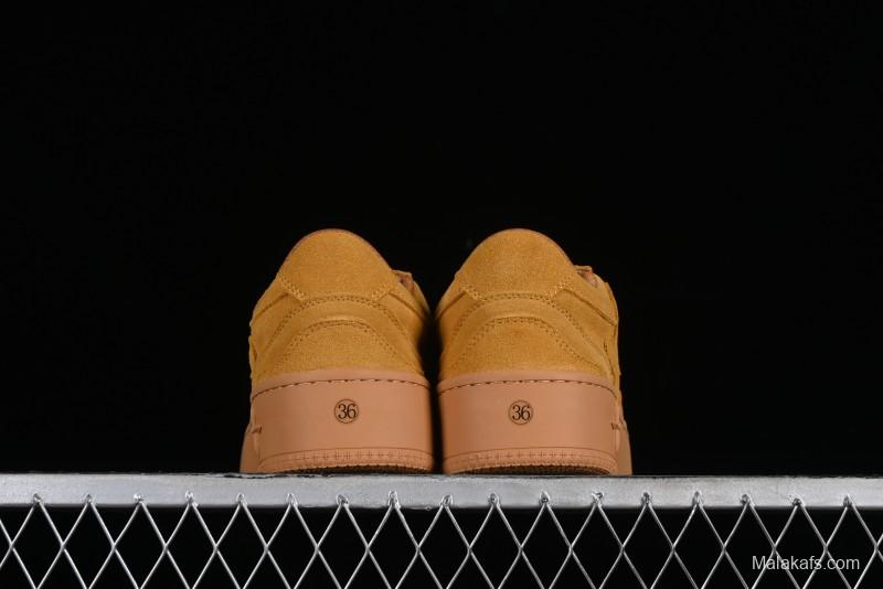 SMFK Comfortable Chunky Sole White Sneakers - T.D4