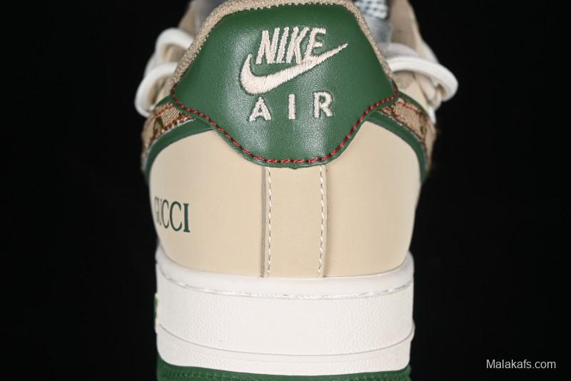 Nike Air Force 1 '07 Low Gucci Collaboration Lace-Up Low-Top Casual Sneakers - SJ1198-102