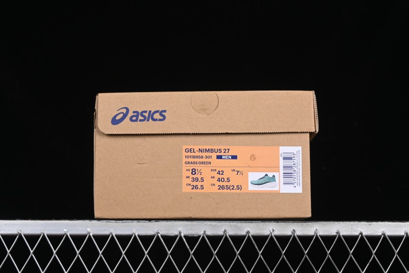 Asics Gel-Nimbus 27 Retro Breathable Casual Shoes Cushioned Men's Durable Running Shoes - 1011B958-301