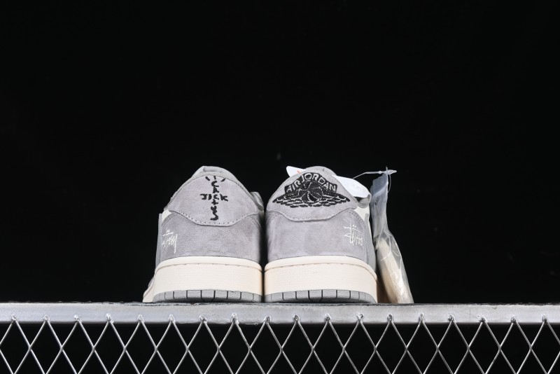 Nike Travis Scott x Fragment Design x Air Jordan 1 Low OG SP AJ1 Retro Sneakers - SJ2068-132