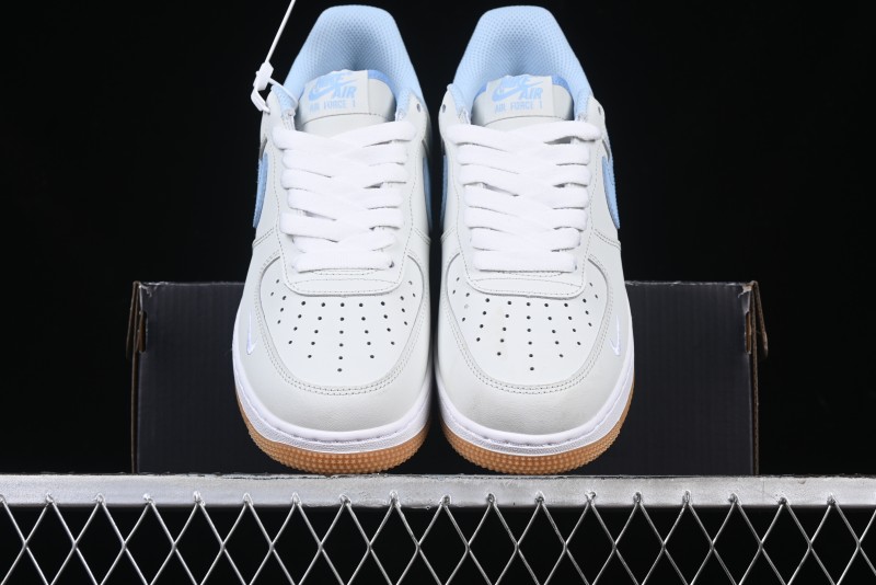 Nike Air Force 1 '07 Low Light Blue Casual Sneakers - 315122-102