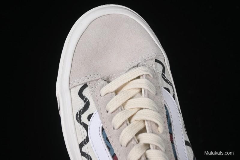 Vans Parra x Otw By Vans Low-Top Casual Skate Shoes with Surrealist Pop Art Design - VN0A3WKT4QA