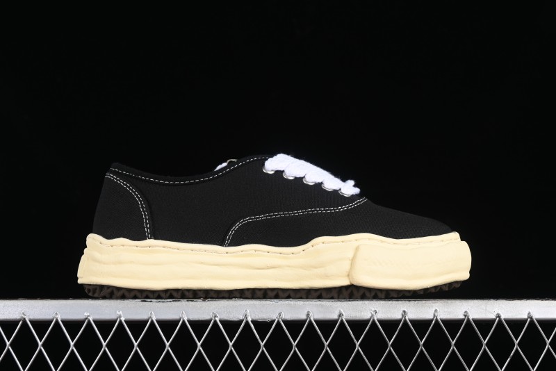Wayne Original Sole Leather Low Sneaker with Deconstructed Ice Cream Sole - W.E5
