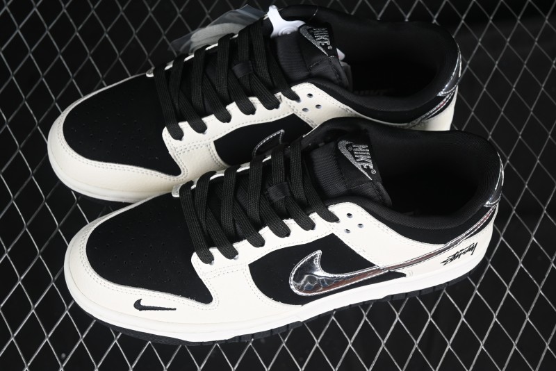 Nike SB Dunk Low Stussy Anniversary Edition Customized Low-Top Casual Skate Shoes - KK1333-015