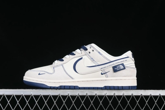Nike SB Dunk Low The North Face Collaboration Anniversary High-End Custom Low-Top Casual Skate Shoes - DM6868-023