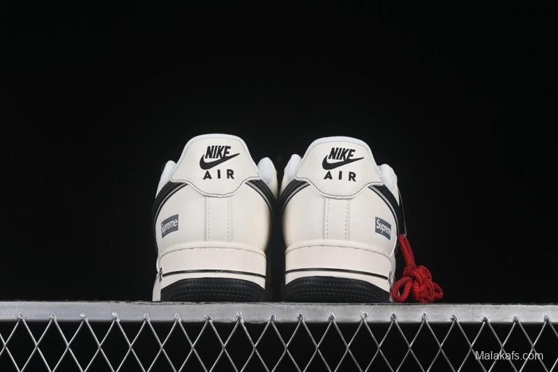 Nike Air Force 1 '07 Low Supreme Collaboration Two-Tone Beige Low-Top Casual Sneakers - XZ6188-362