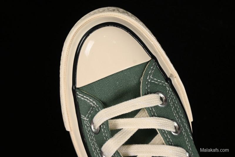Converse Chuck 1970s High Top Casual Canvas Sneakers in Pine Green - A06521C