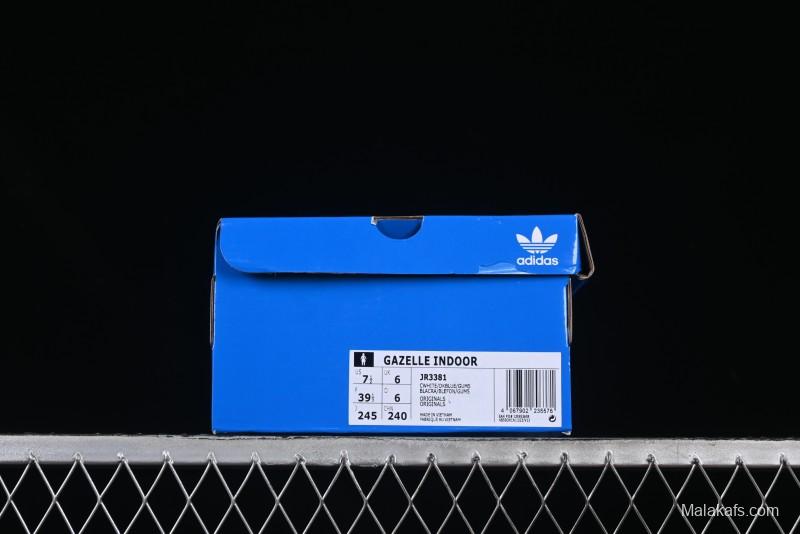 Adidas Originals Gazelle Indoor JR3381 Retro Casual Slip-Resistant Wear-Resistant Low-Top Sneakers
