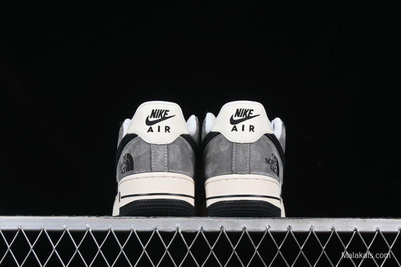 Nike Air Force 1'07 Low The North Face Collaboration Black Beige Grey Casual Sneakers - XZ6188-976