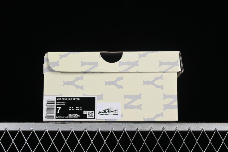 Nike SB Dunk Low MLB Collaboration - Green Denim Anniversary Custom Low-Top Casual Skate Shoes - DQ1098-345