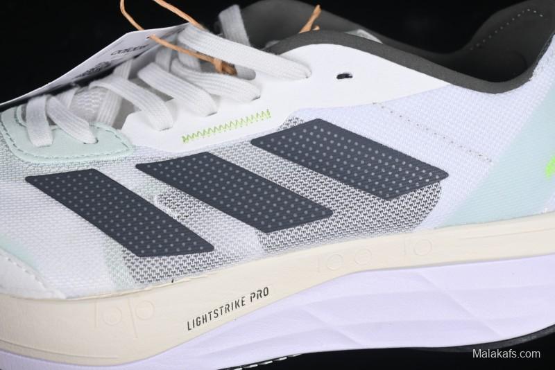 Adidas Lightstrike Pro Running Shoes - White/Black Neon Edition