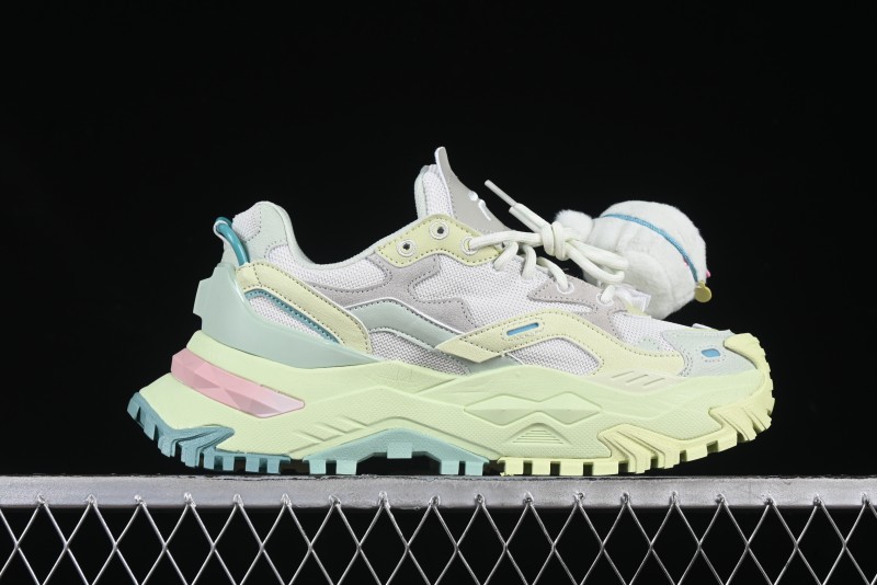 Playful Pastel Chunky Sneakers with Plush Bird Charm – Bold & Whimsical Streetwear Kicks