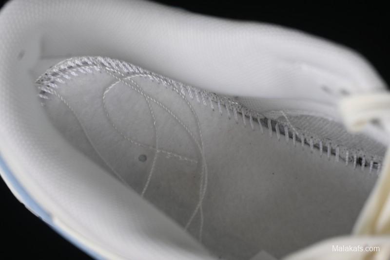 Nike Dunk Low "Pastel Panda" - Cream with Baby Blue & Pink Accents