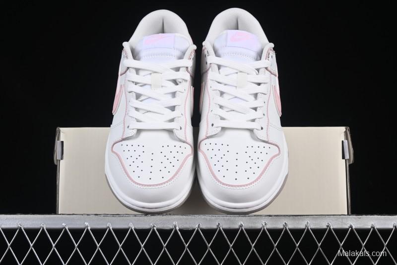 Nike SB Dunk Low Anniversary Premium Custom White Pink Low-Top Casual Skate Shoes - WP0212-013